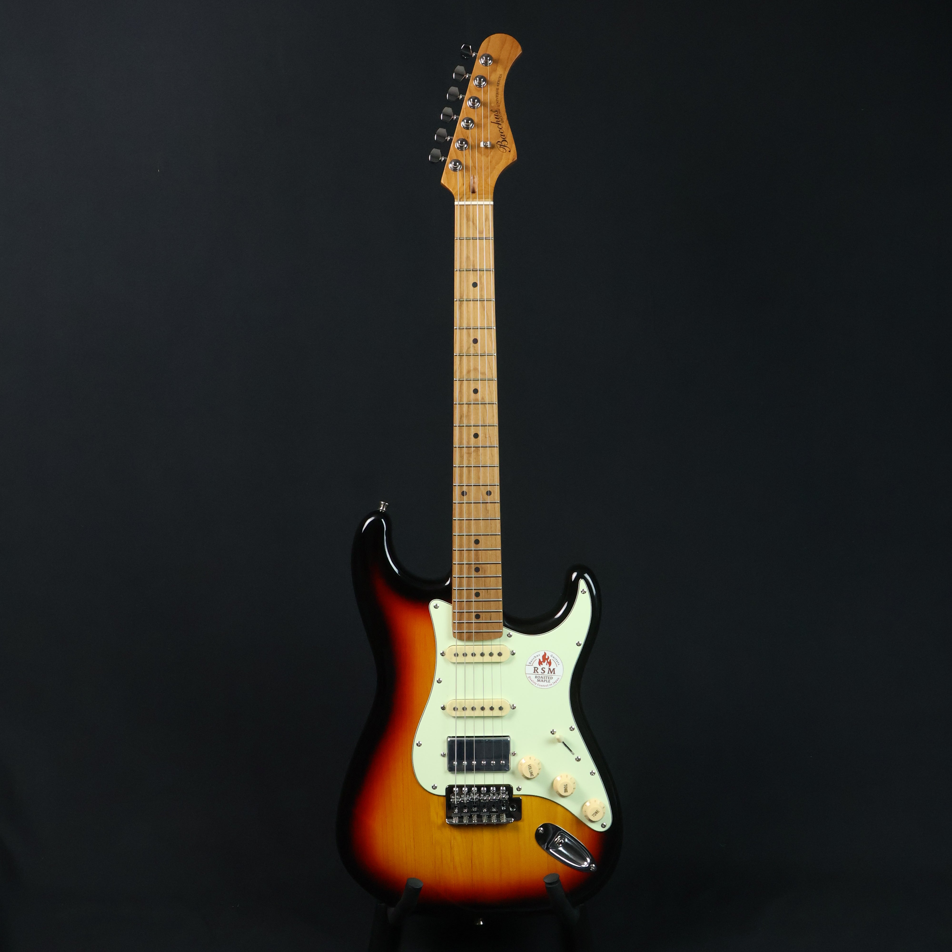 Bacchus BST-2-RSM/M Roasted Maple Fretboard, Stratocaster Electric