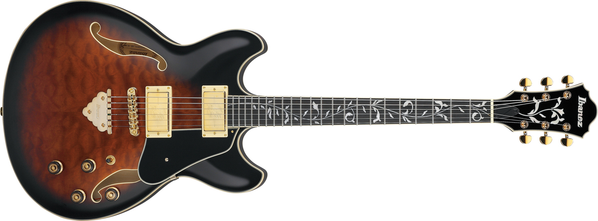 Super 80ピックアップ復活搭載。Ibanez「AS93SP」「AS93QMSP」新作