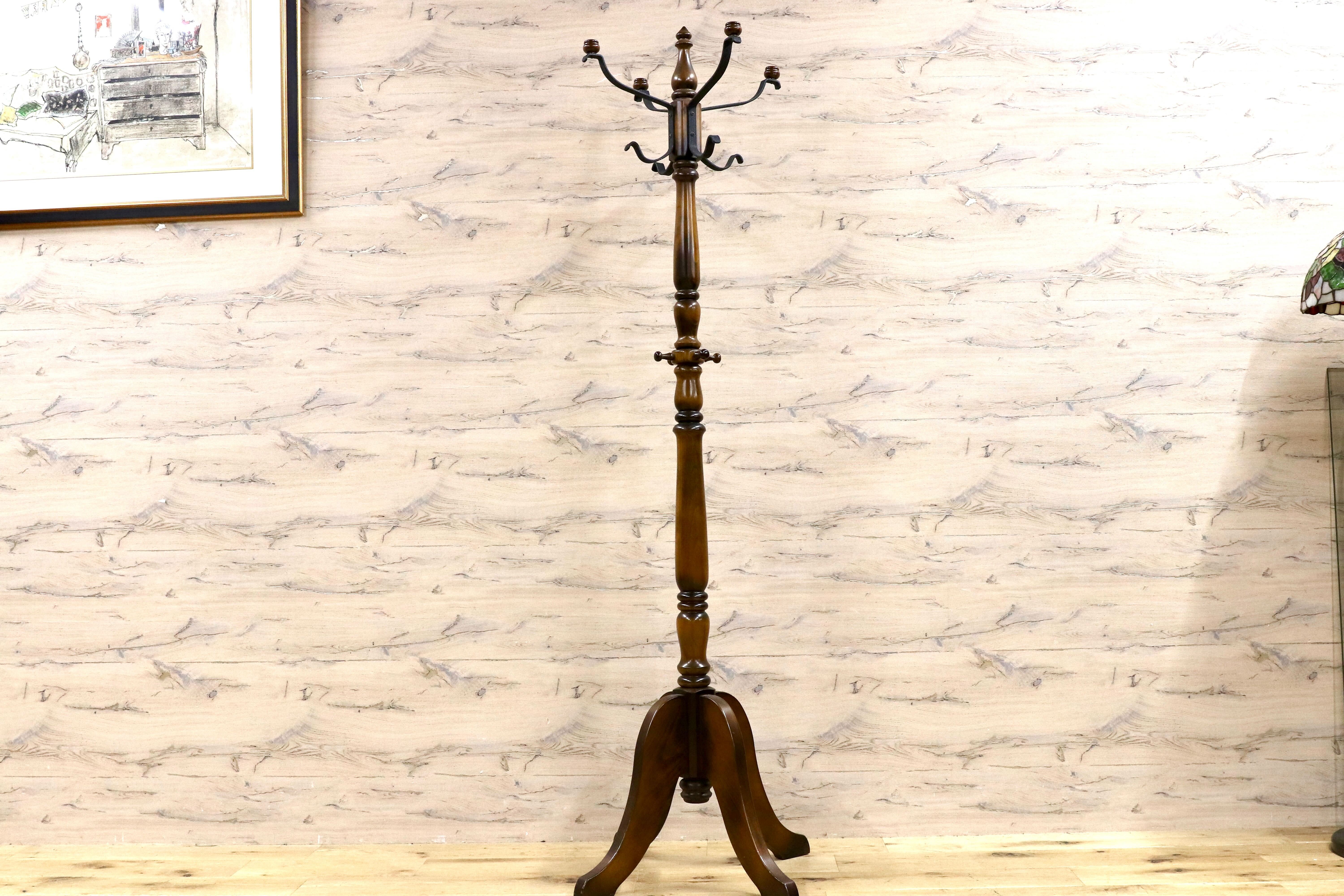 イタリア製 アンティーク ポールハンガー H1765 イタリア製