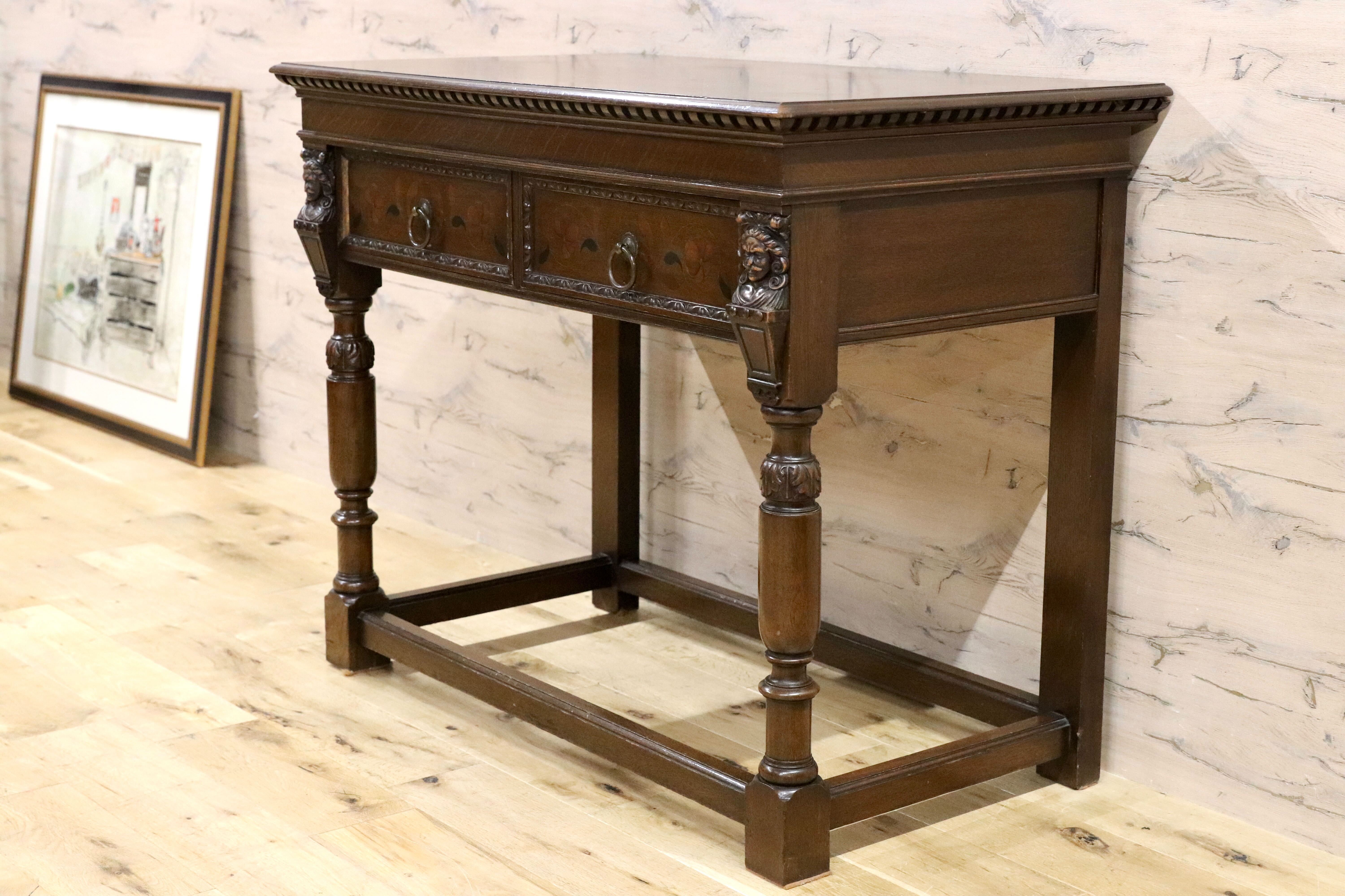 1279 英国ビンテージ サイドテーブル 展示台 陳列台 インテリア