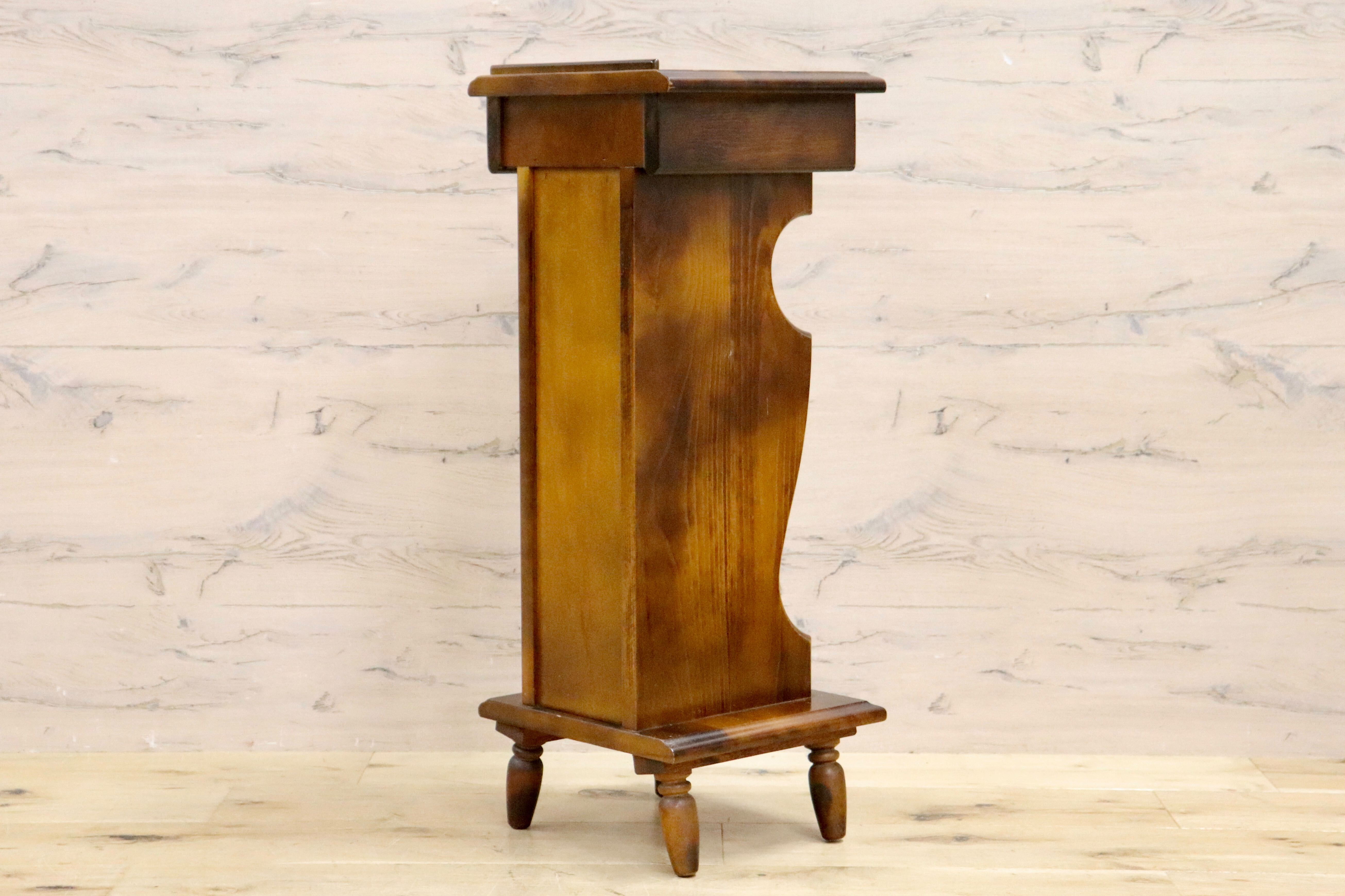 オールド カリモク ヴィンテージ 電話台 ディスプレイ コンソール