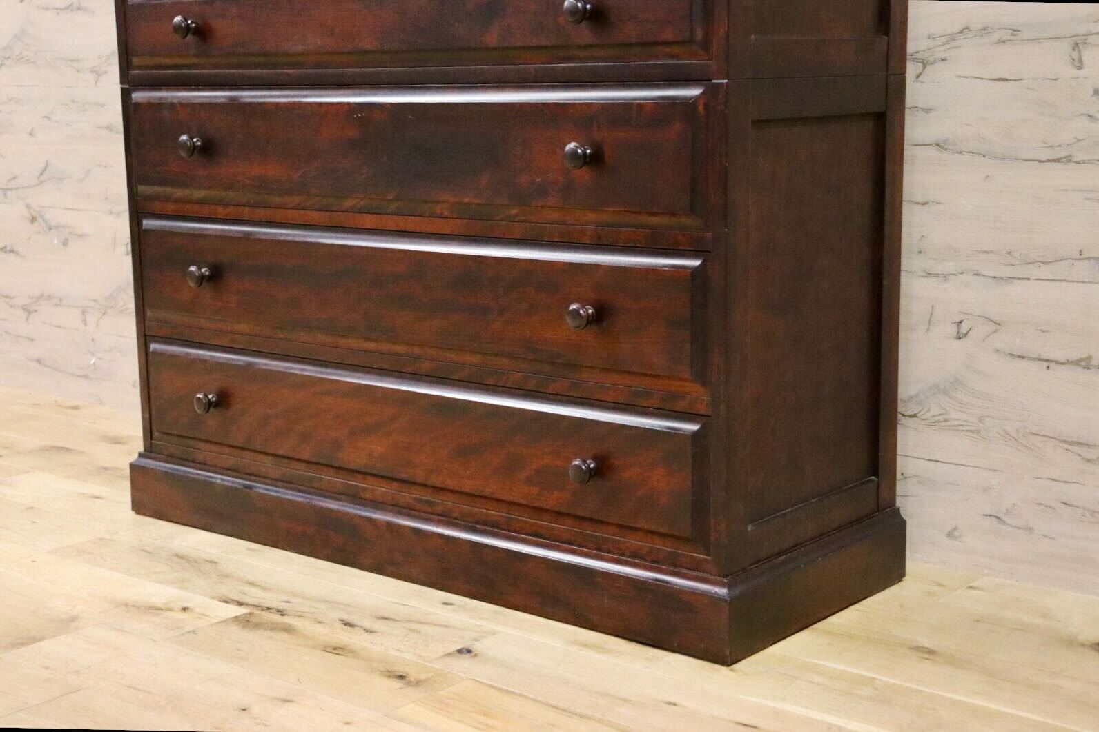 稀少/美品】神居民芸家具 整理タンス チェスト 引き出し8杯 民芸家具