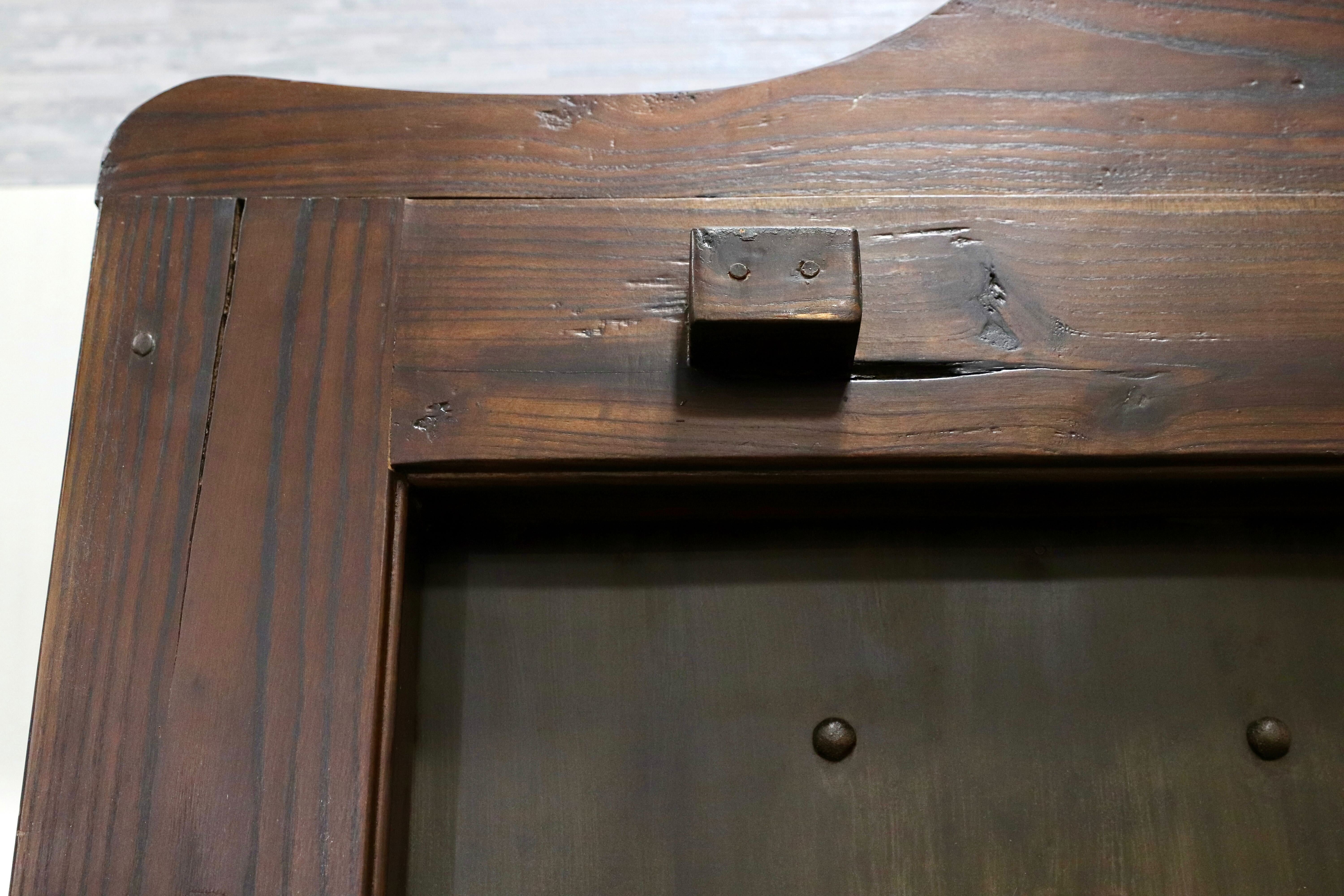 GMGH477○年代物 蔵扉 両開き 時代扉 建具 オブジェ 稀少 アンティーク