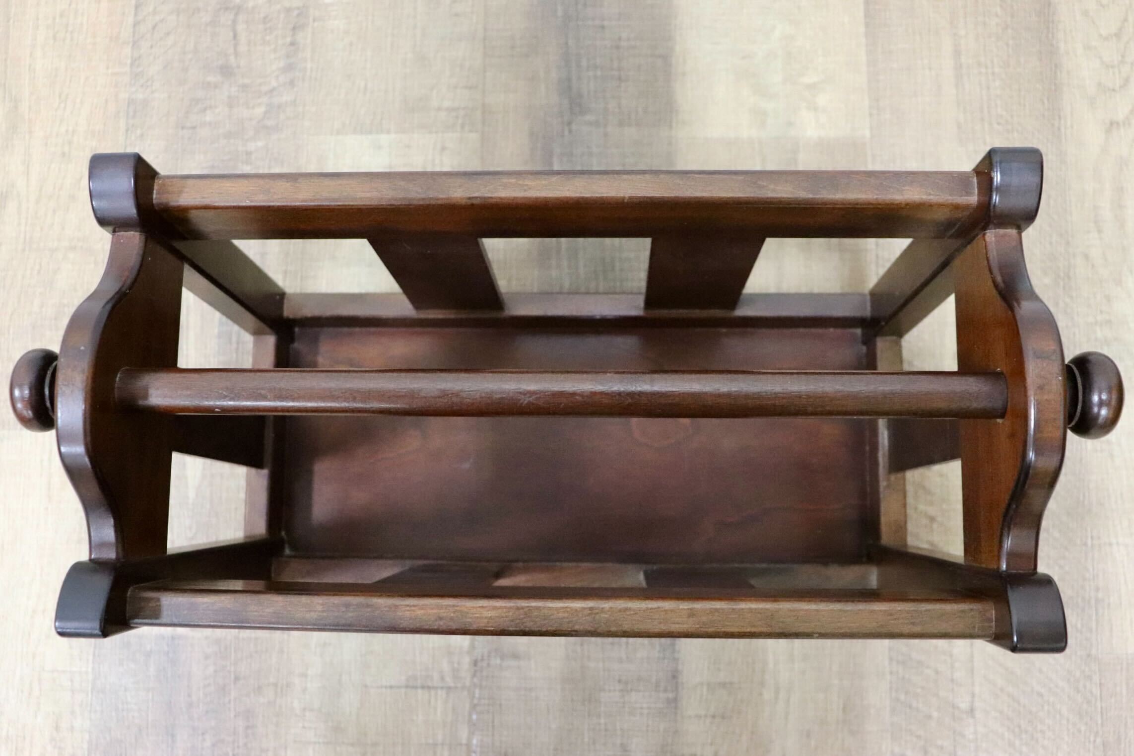 toyo☆ 北海道民芸家具 民藝 マガジンラック 花台 重厚感高級感抜群！ toyo