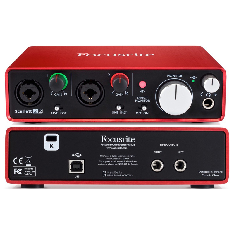Focusrite Scarlett 2i2 第3世代 インターフェース Amazon.co.jp