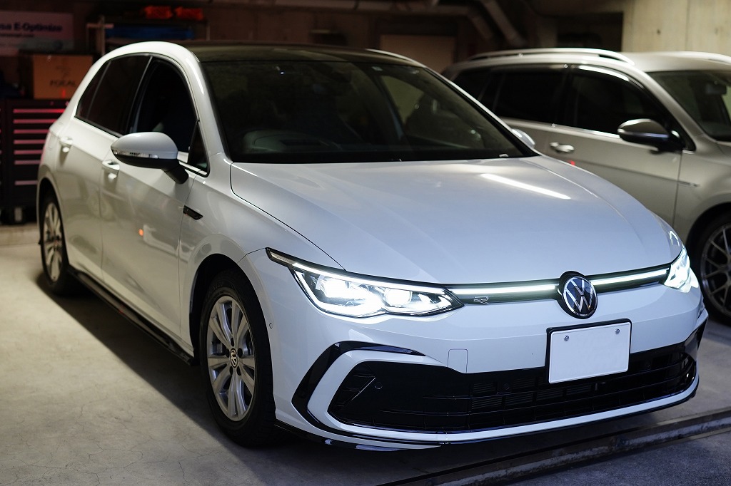 golf8 RラインWhite Volkswagen Golf サンルーフ付き golf8 Rライン