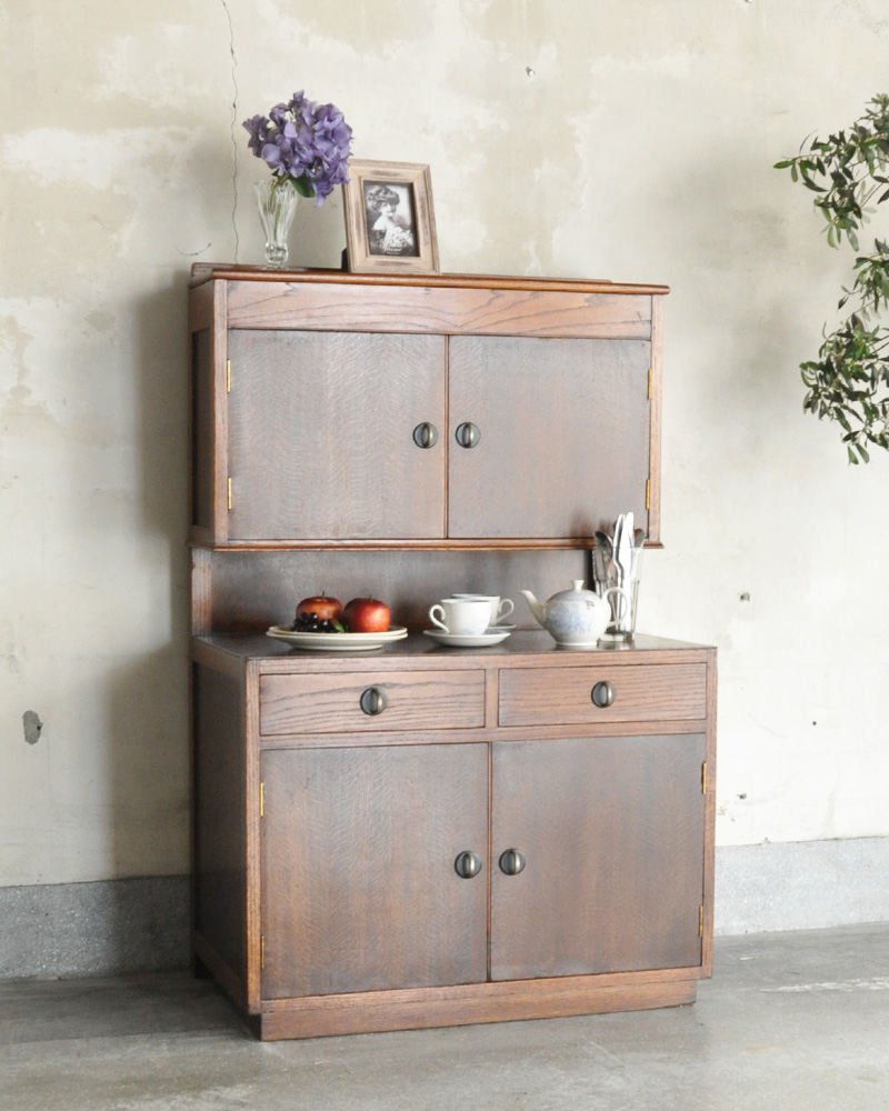 イギリス アンティーク 家具 カップボード サイドキャビネット 英国