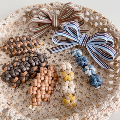 ミナペルホネン ハンドメイド パッチンピン ④4 ミナペルホネン