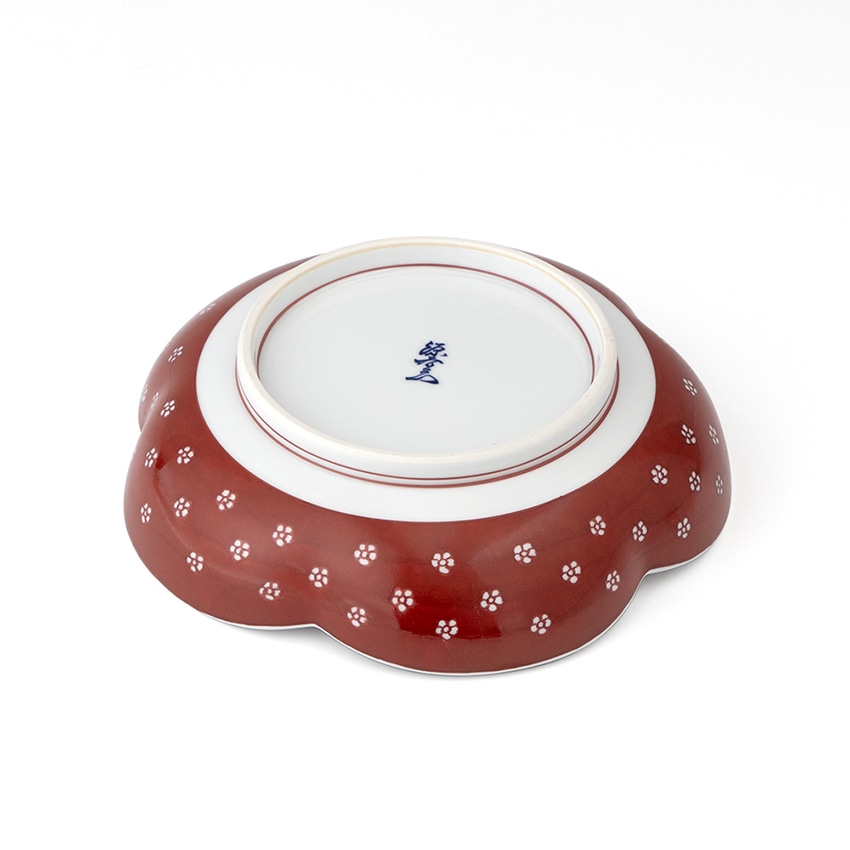 青木木米 赤絵菓子鉢 京焼 共箱 鉢 百寿老人紋 金彩 旧家