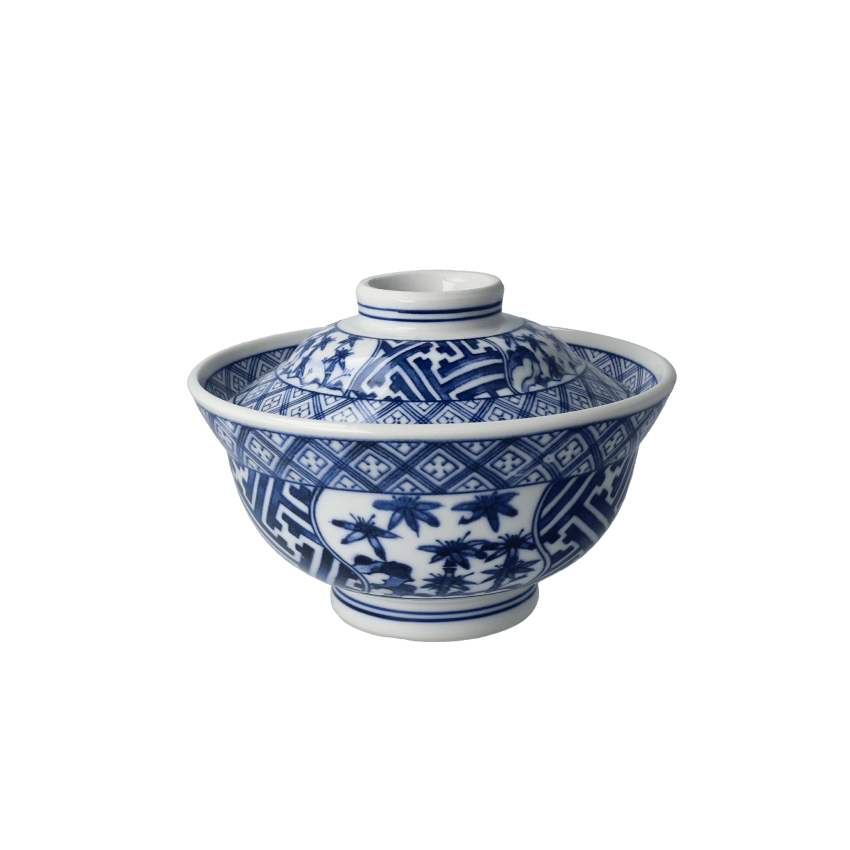 間取り染付 竹5.5寸蓋丼: TORIYOSE | HANEDA Shopping 羽田空港公式