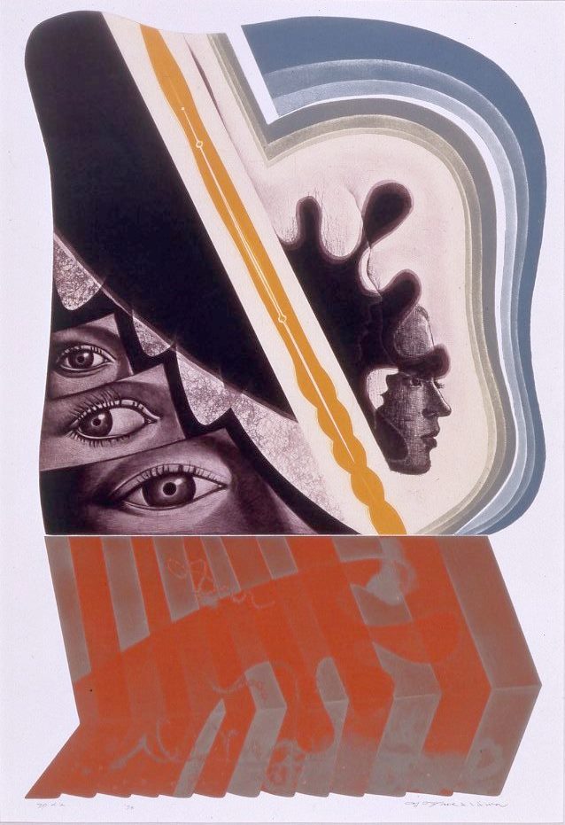 深澤幸雄、拳の中の影、希少画集画、新品額付、状態良好 深澤