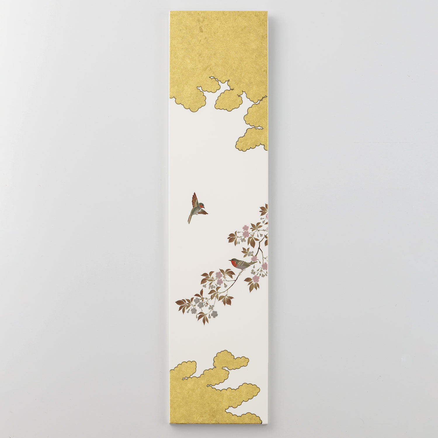 箔一 hakuichi 金箔 金沢箔 金沢 工芸品 花見鳥 アートパネル｜金箔