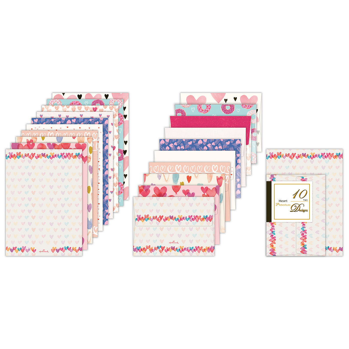 10DハートⅢ【ミニレターセット／10デザインズ】 – 日本ホール