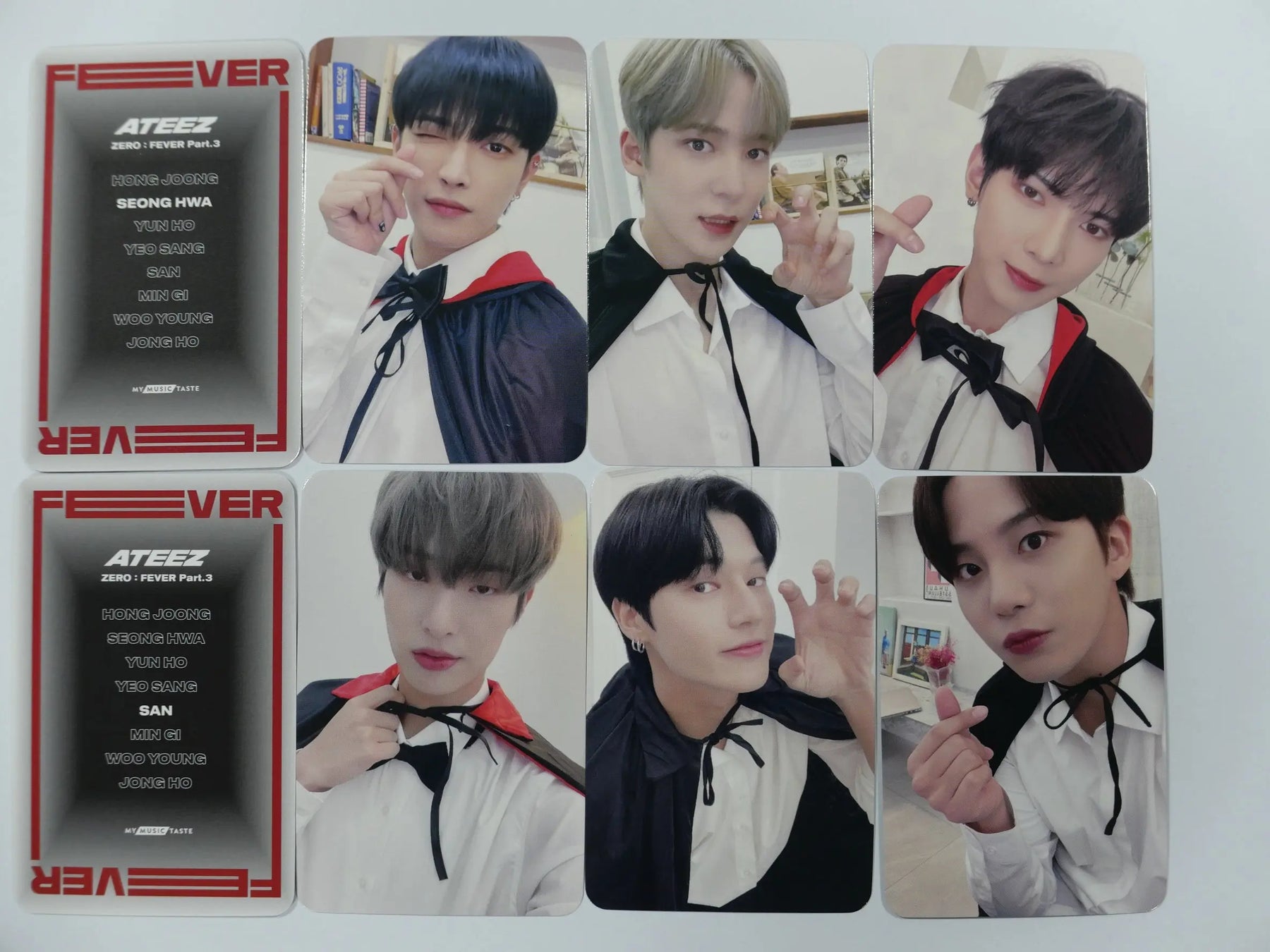 ATEEZ ホンジュン FEVER PART3 エンディング妖精 サノク トレカ ATEEZ