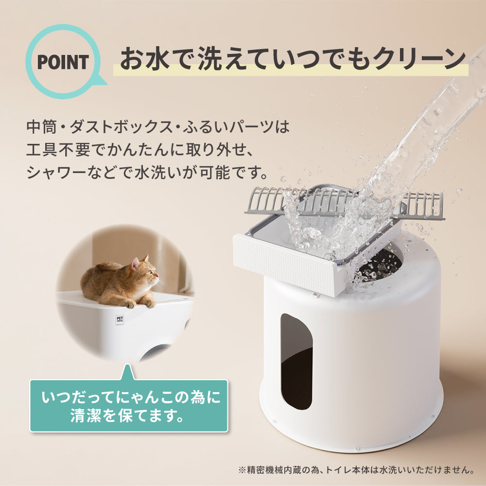 新品※Gulcircle 猫 自動トイレ ペットトイレ自動掃除 バッテリー内蔵