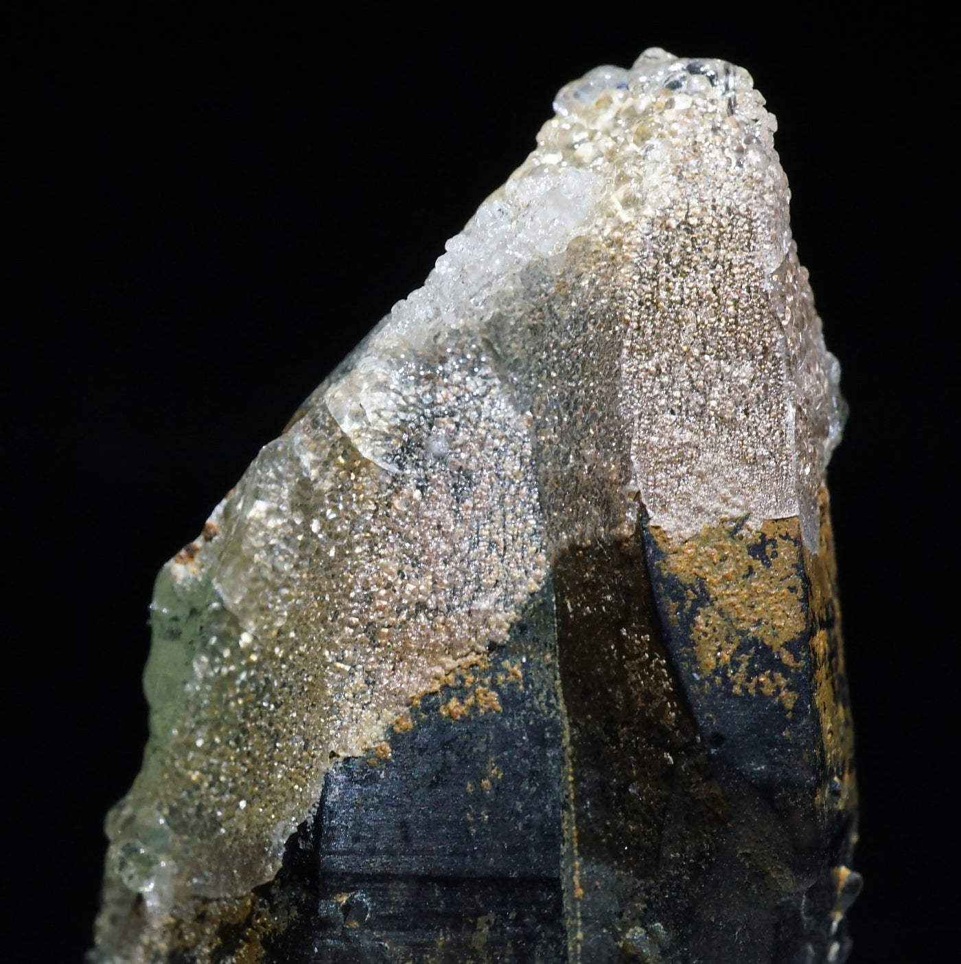 蛍光》ナミビア産 ハイアライトオパール・スモーキークォーツ – 天然石