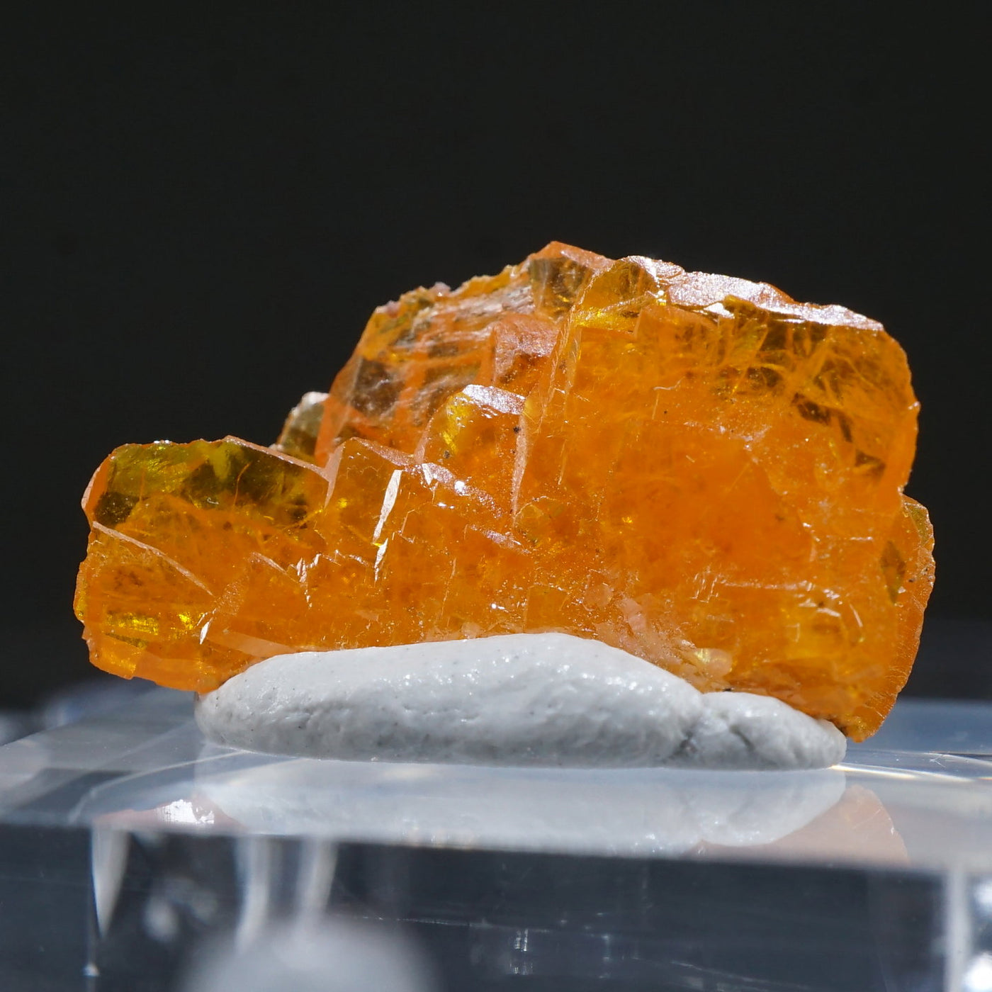 セルサイト ウルフェナイト 鉱物標本 モロッコ産 Wulfenite(ウルフェ