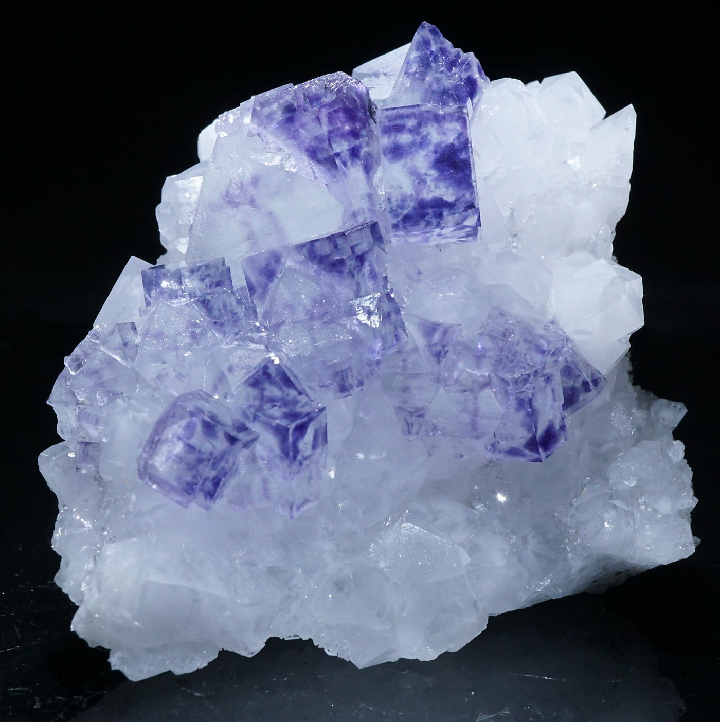 中国 ヤオガンシャン産 フローライト・水晶|ハッピーギフト – 天然石