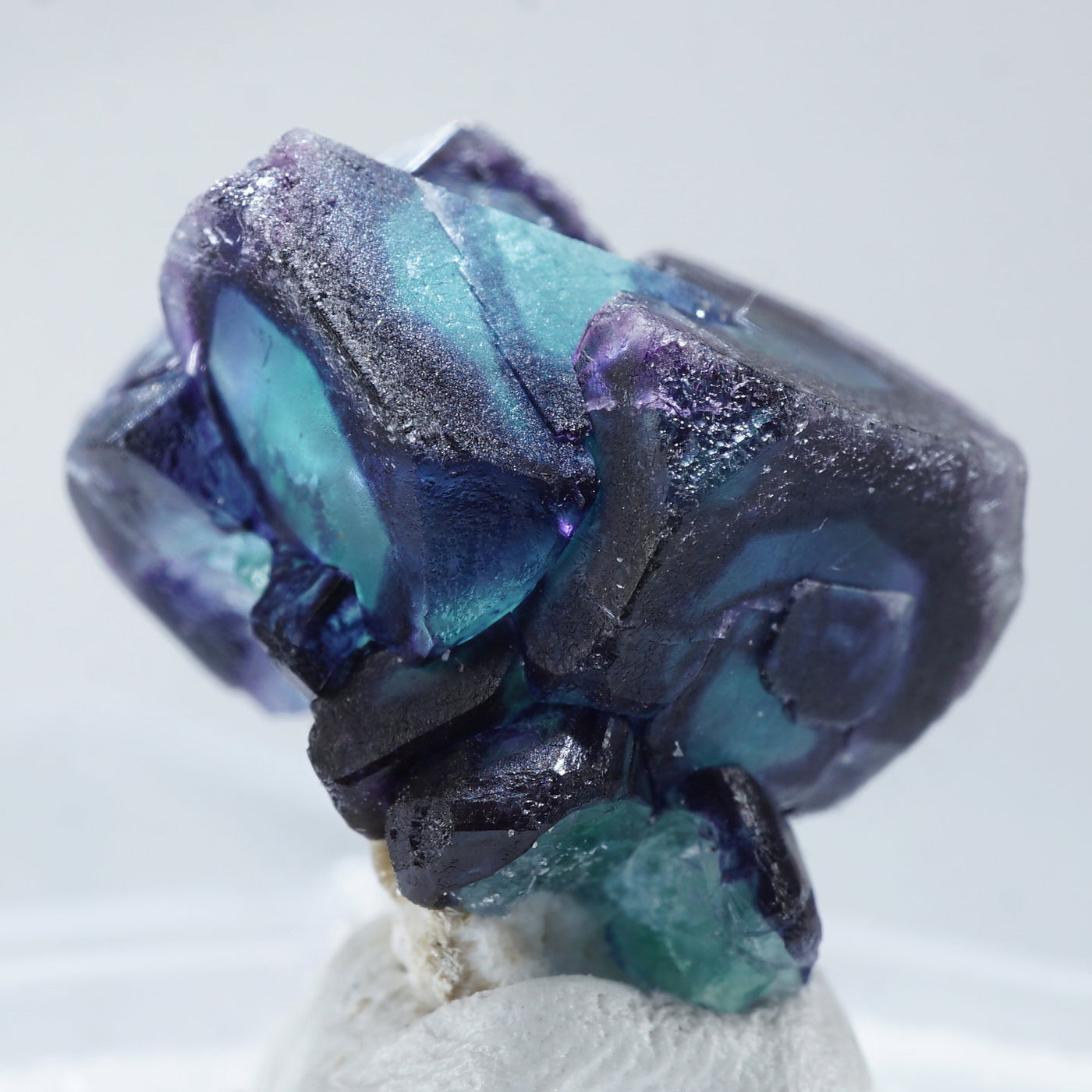 375 フローライト エロンゴ産 ブルーグリーン パープル 蛍石 ナミビア