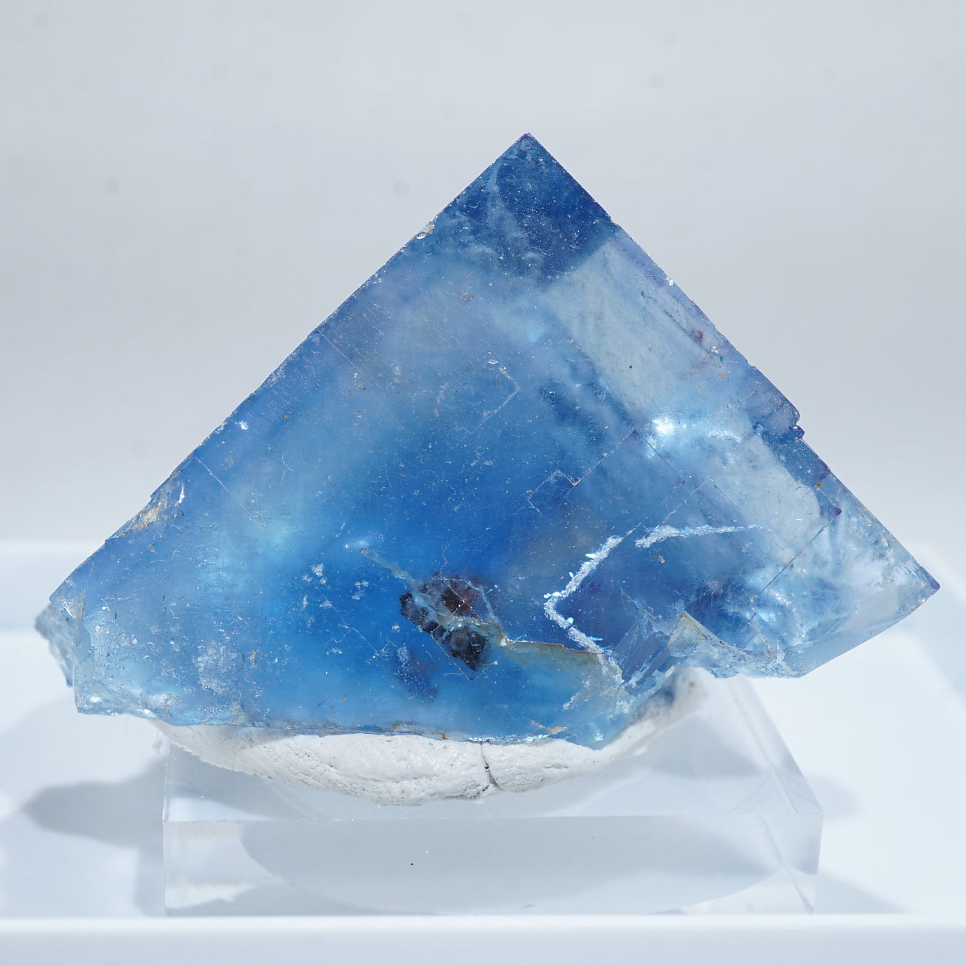 フランス産 蛍石 La Barre mine産 フローライト トリカラー 原石