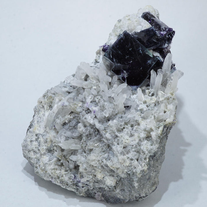 中国 内モンゴル産 フローライト・水晶 – 天然石ハッピーギフト