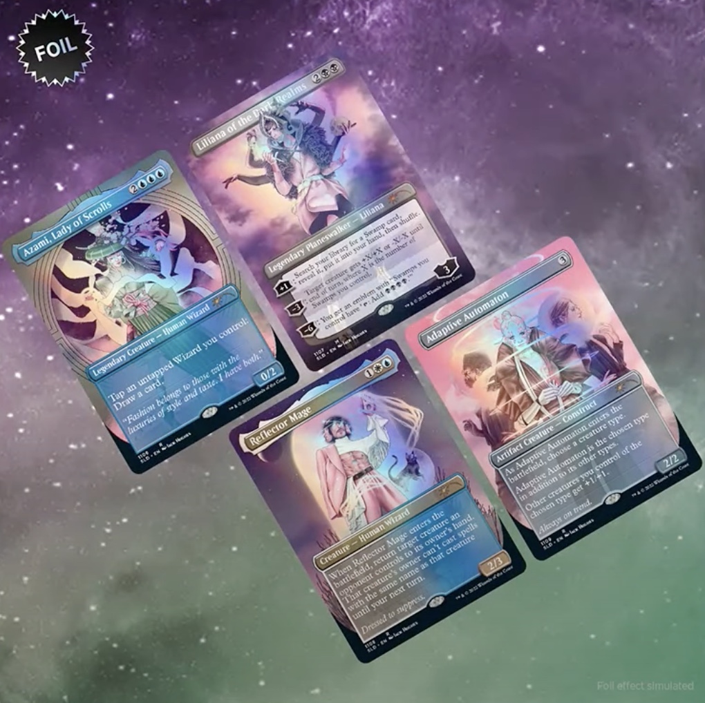 foil】シークレットレイヤー・新川洋司さんコラボ4枚セット（日本語