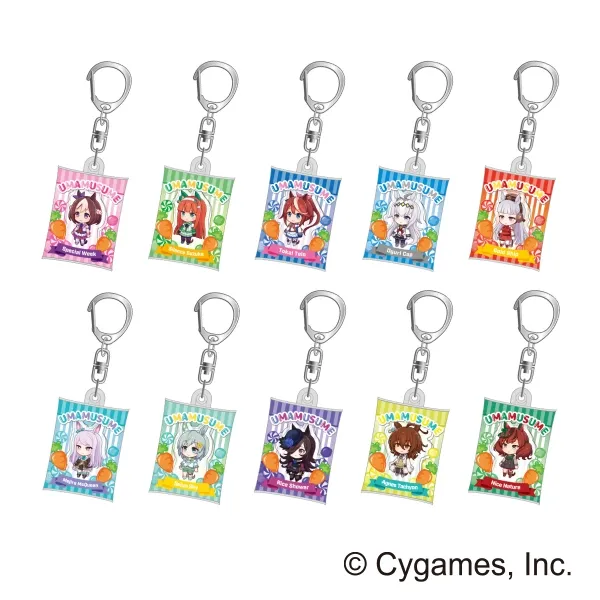 ウマ娘プリティーダービー A3 布ポスター キーホルダー ウマ娘