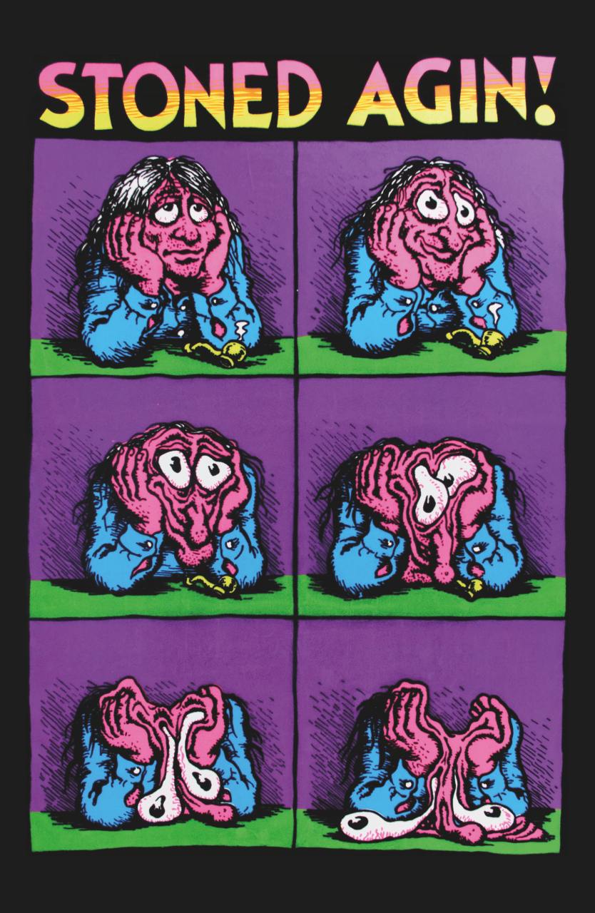 Vintage R. Crumb STONE AGIN! Poster ロバートクラム ビンテージ ポスター