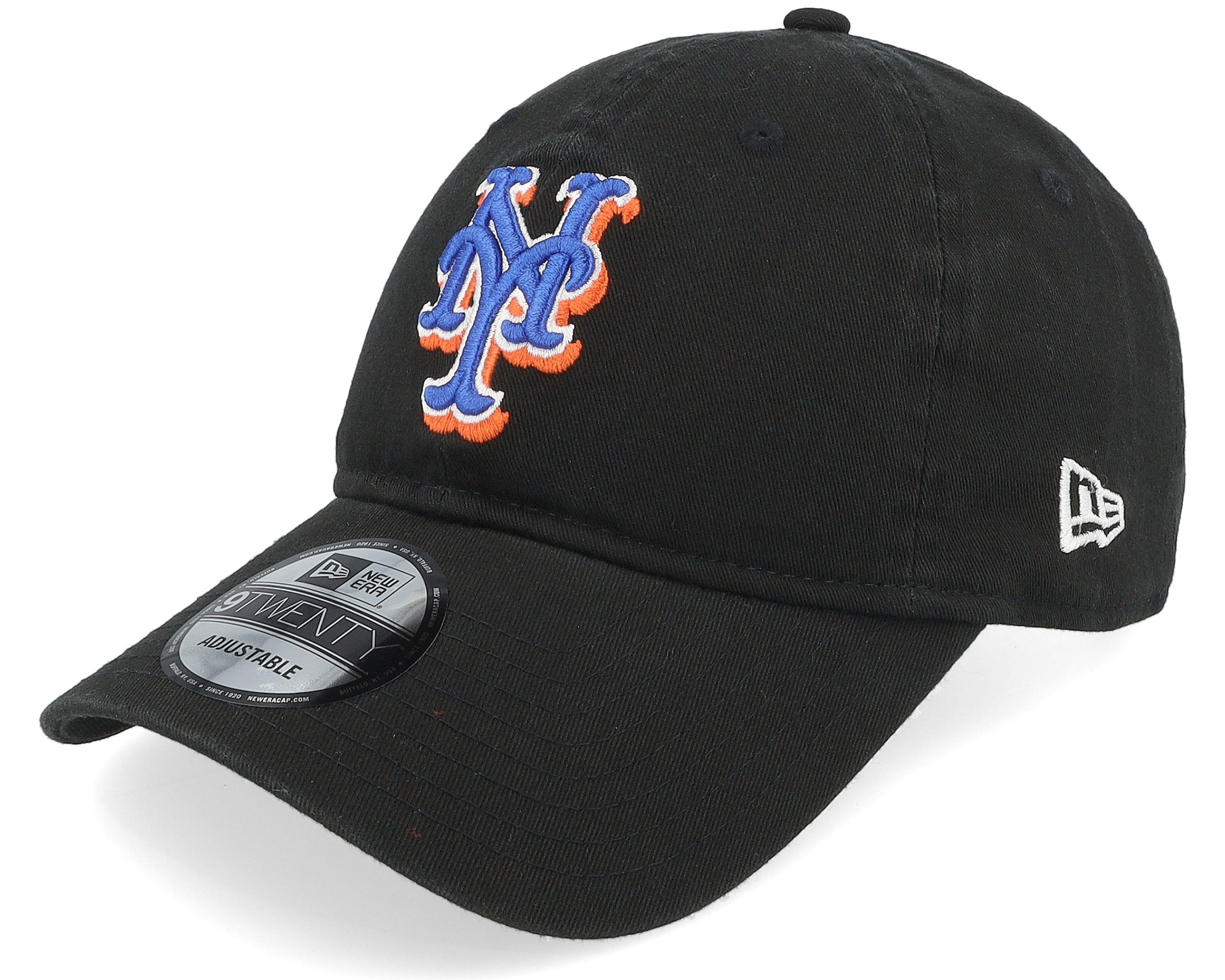 New York Mets MLB Core Classic 9TWENTY Rep Black Dad CapHatstore.pt
