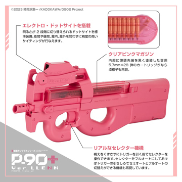 東京マルイ P90 バージョン レン プラス ドットサイト標準装備 ピンク