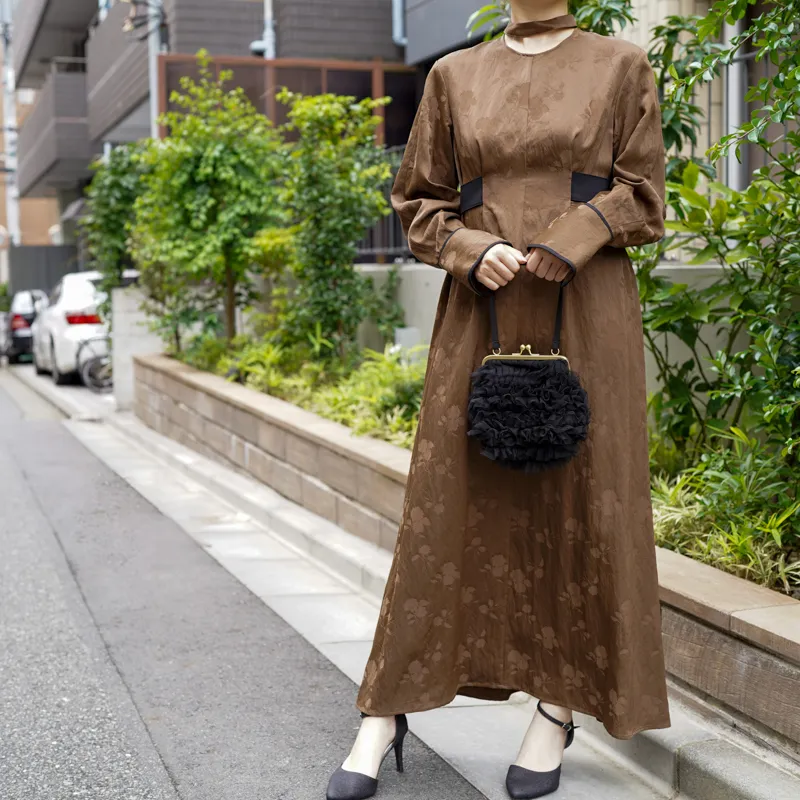 スーツ・フォーマル・ドレス CLANE vintage flower satino CLANE