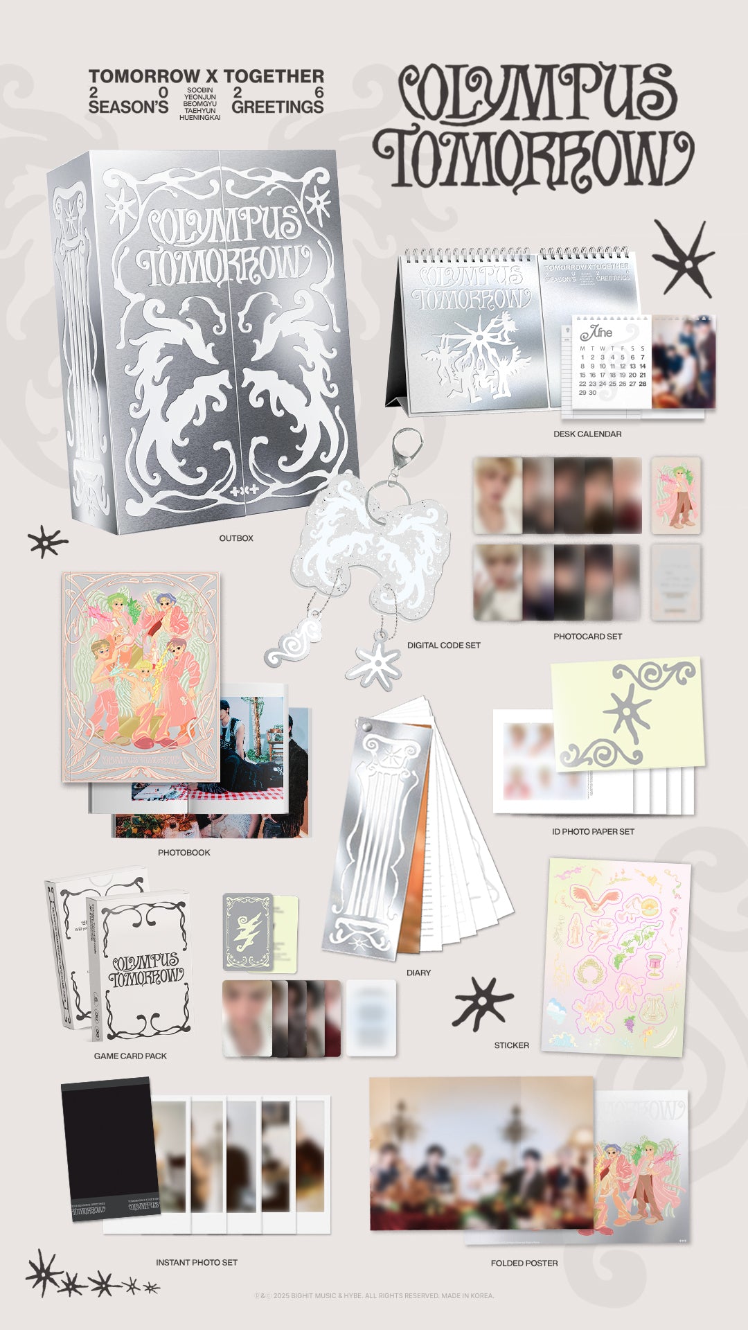 TOMORROW X TOGETHER - 2026 SEASON'S GREETINGS – hello82.shop