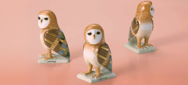 ズニ族 陶器 人形 フクロウ ビンテージ 1940年代 プエブロ USA 世界の