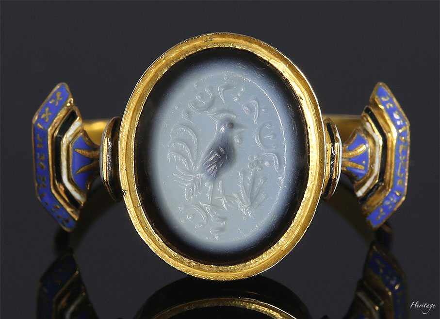 ササン朝ペルシャのニコロ・インタリオ×フランスのシャンルベ