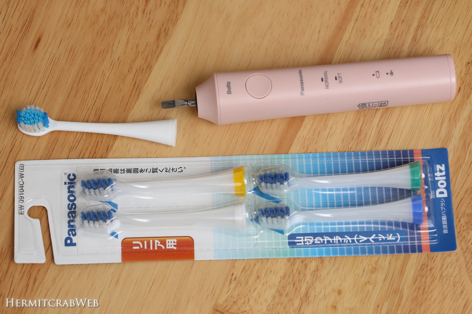 電動歯ブラシEW-DL37で従来品の替え歯ブラシが使えるか？試してみた
