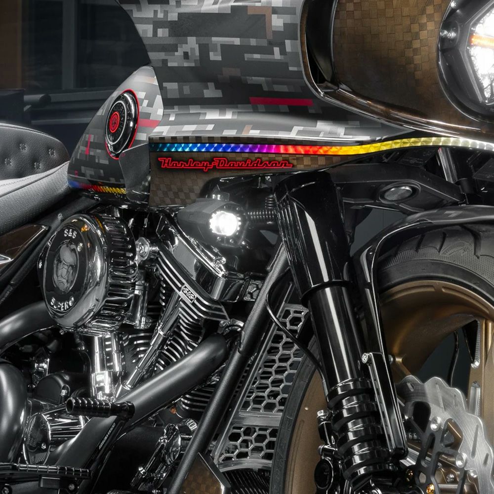 ハーレー、ダイナ用補助ライト｜ハーレーカスタムパーツ専門店
