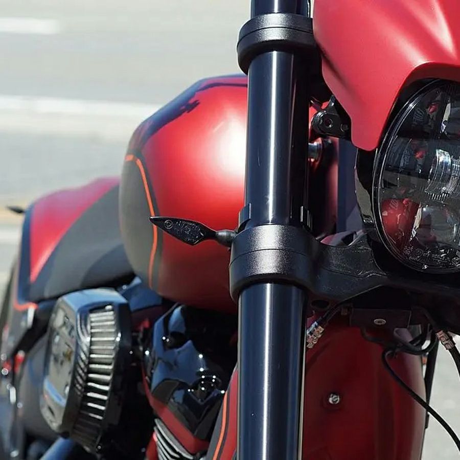 ハーレー用LEDフロントウィンカーM8ソフテイルコドリンUSA