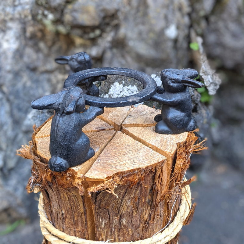 うさぎ五徳（鋳物） – 【火鉢専門通販ショップ】火鉢.shop 増田屋