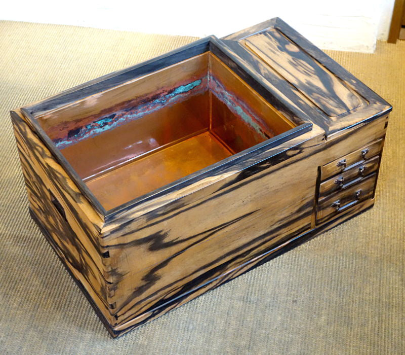 関東黒柿火鉢 KTK314 – 【火鉢専門通販ショップ】火鉢.shop 増田屋