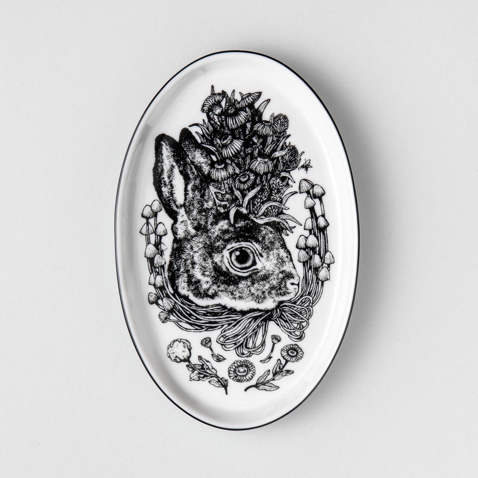 ヒグチユウコ ボリス雑貨店 26cmオーバル BABEL 蛤の船に乗る音楽家