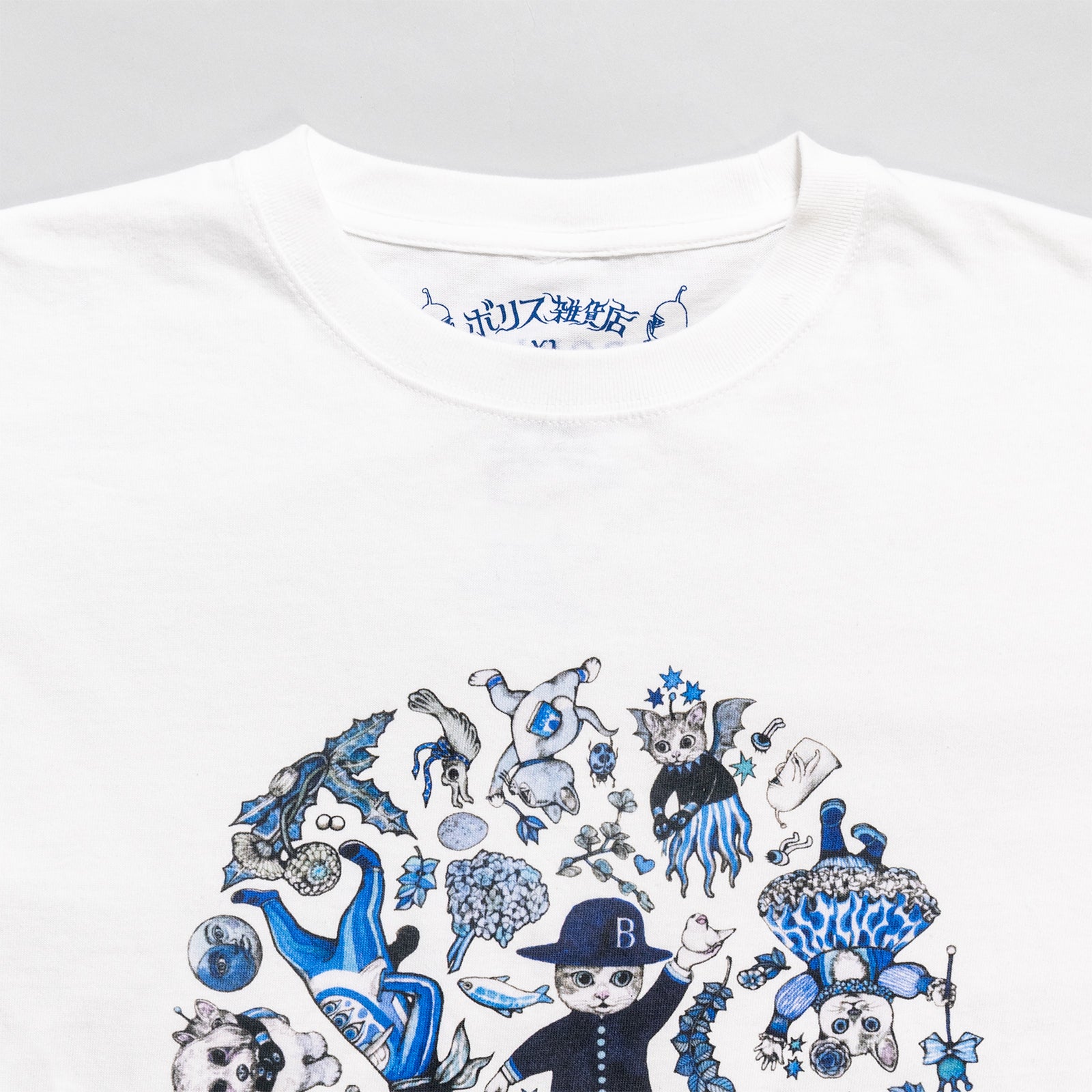 新品】ボリス雑貨店 Tシャツ りぼんシャツ オクトパス りぼんシャツ