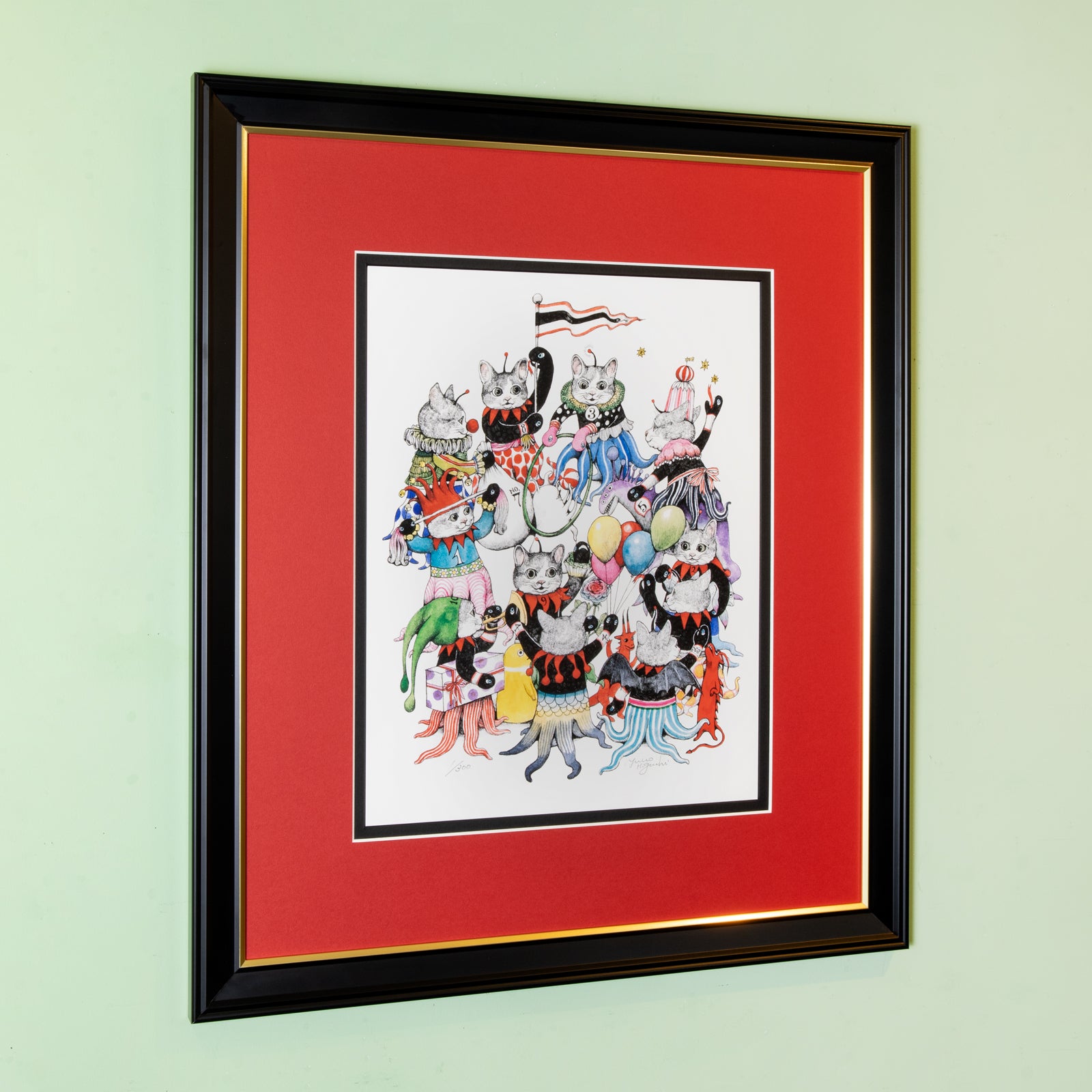 CERVO Italia 版画 額入 レトロアート CERVO Italia 版画 額入 レトロ