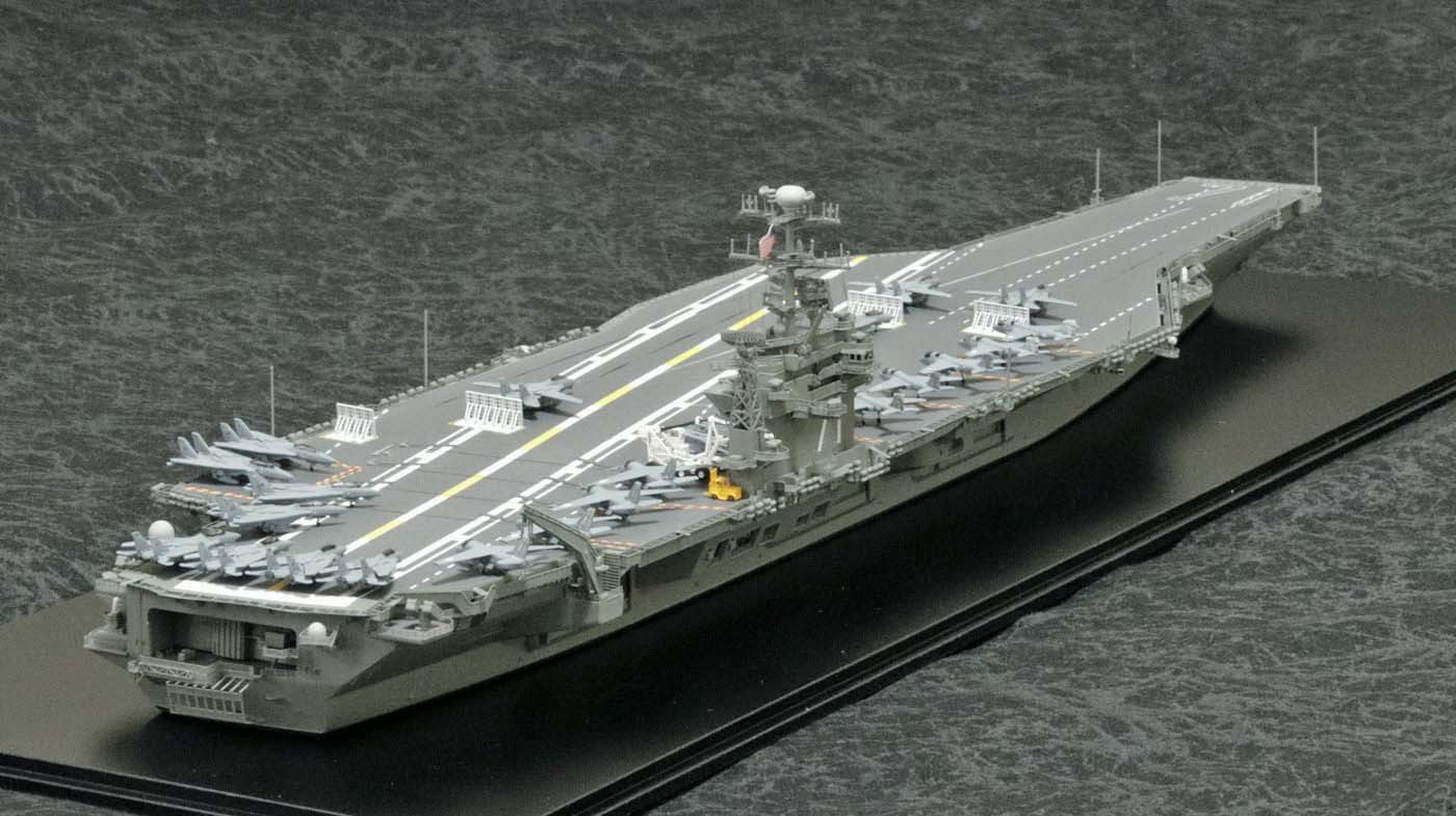 1/700航空母艦「CVN-71 セオドア・ルーズベルト」完成写真 その2