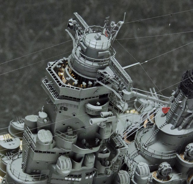 1/350戦艦『大和』タミヤリニューアル版プレミアムキット：完成写真