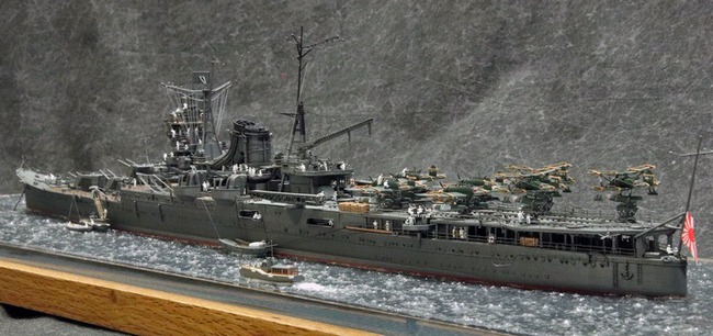 模型誌作例74】1/350航空巡洋艦「最上」 – 艦船模型製作代行モデル
