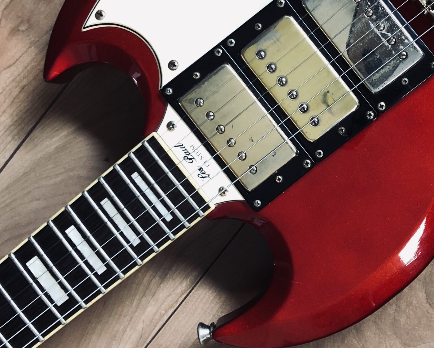 エピフォンSGしかもカスタムしかも3ピックアップはあくまで娘のために