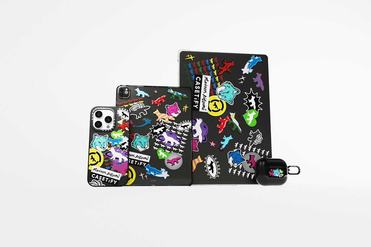 Maison Kitsuné x CASETiFY」コレクション発売。Foxロゴを鮮やかに