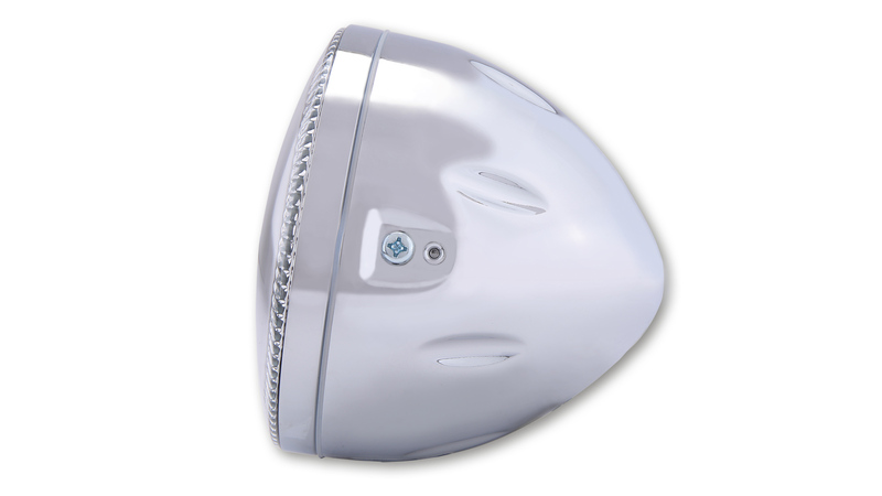 HIGHSIDER pro 5 3/4 inch headlight Skyline H4 Chrome with LED