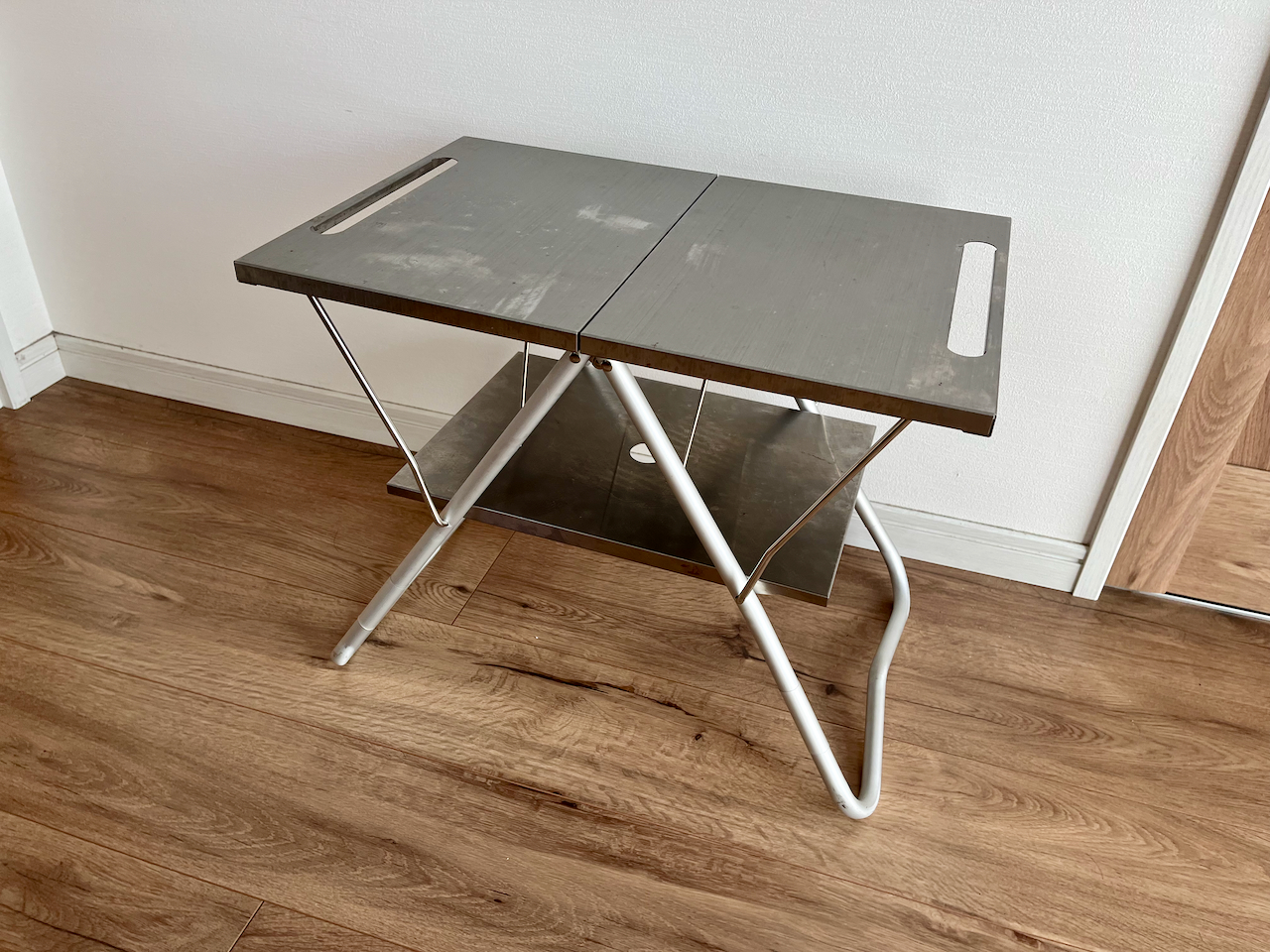 peak 焚火MYテーブル Stainless Steel My Table - Furniture - Snow