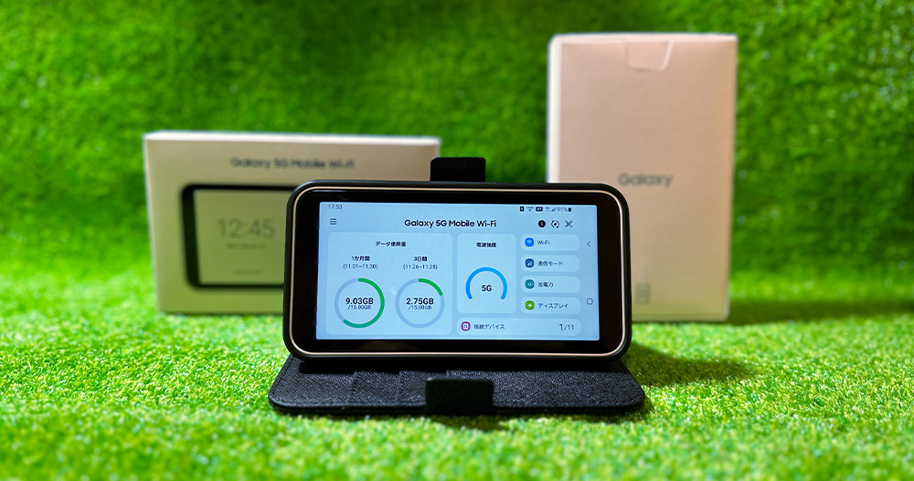 Galaxy 5G Mobile Wi-Fi ルーター (SCR01)